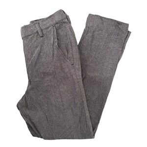 American Apparel Mens 31 Charcoal Grey 100% Cotton‎ Straight Leg Trousers USA